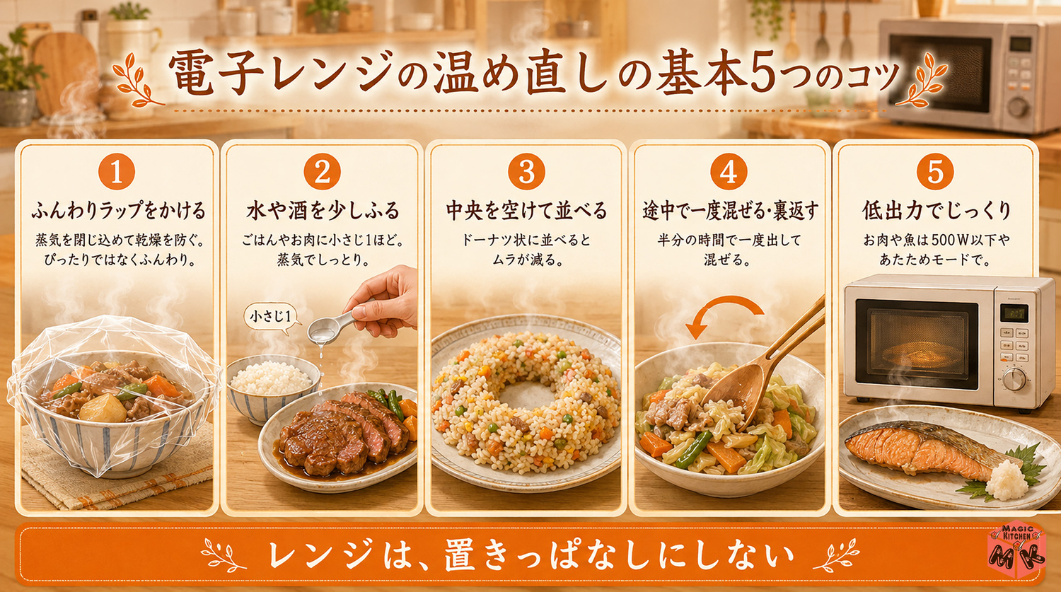 温め直しの基本のコツ5つ