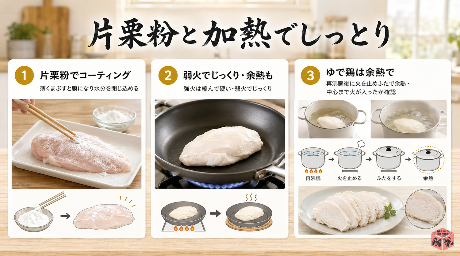 片栗粉・加熱のコツ