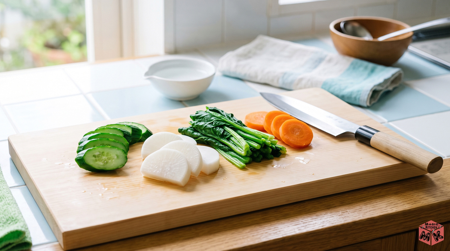 野菜の下ごしらえ