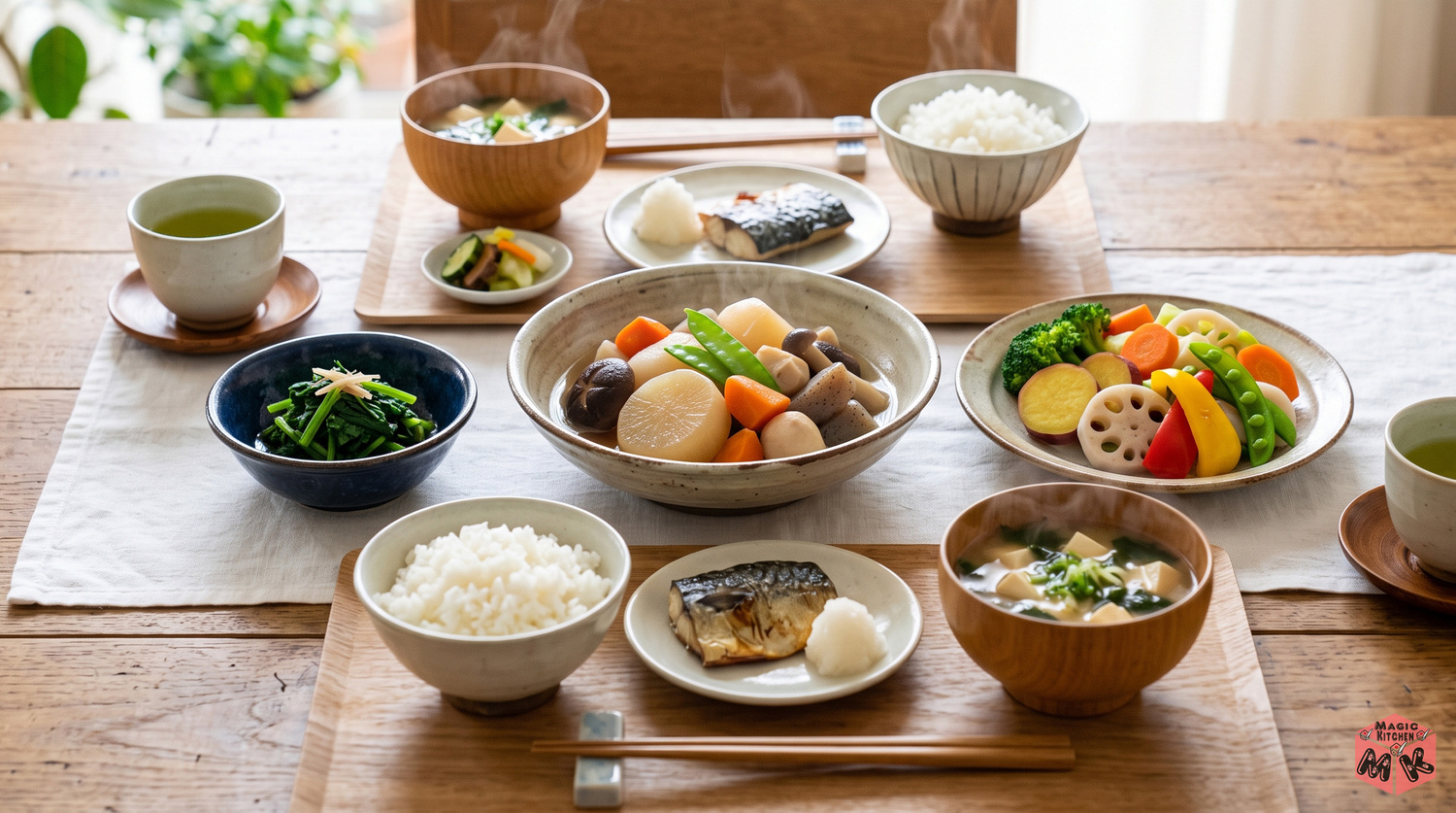 下ごしらえした野菜料理の完成イメージ