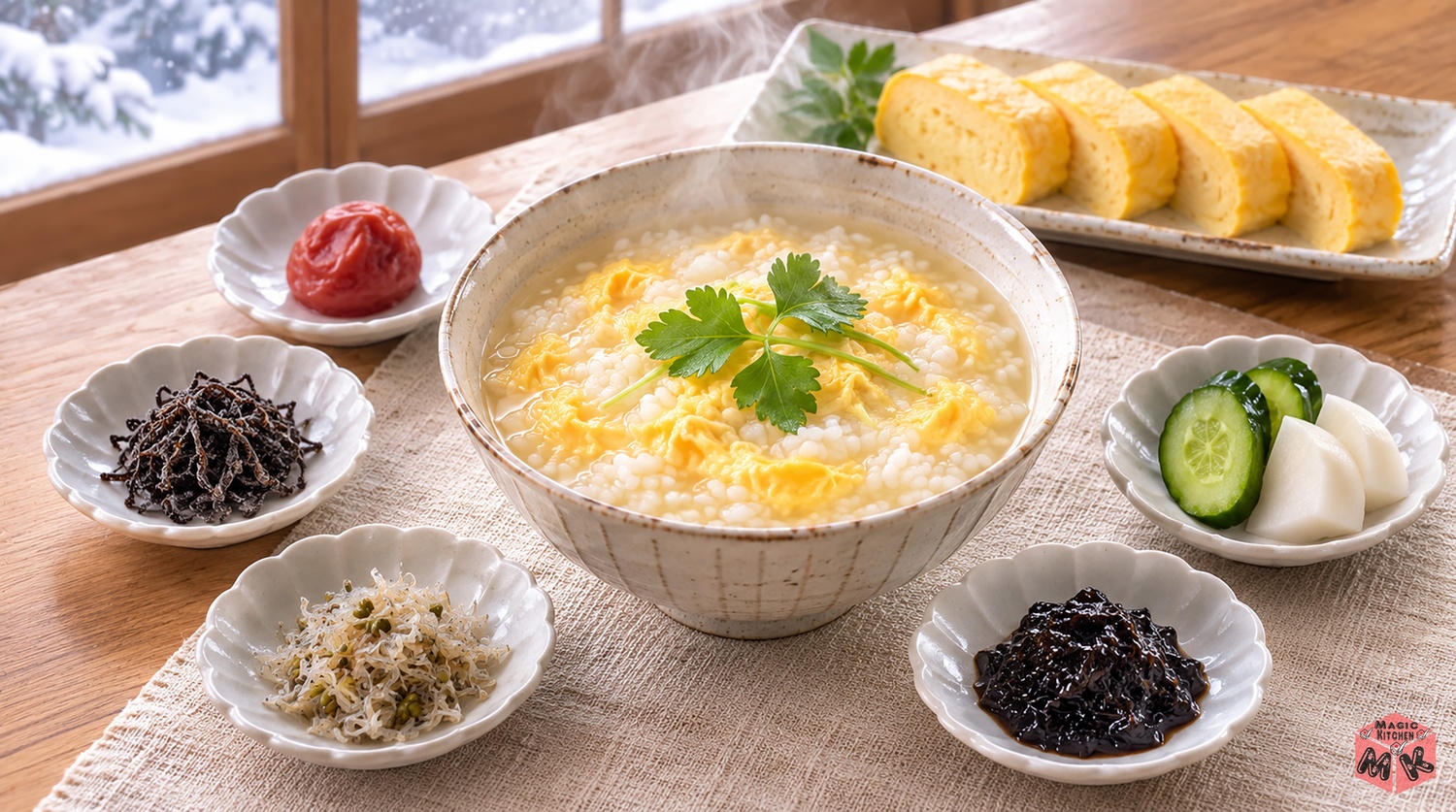 雑炊の友の小さな相棒たちの図解