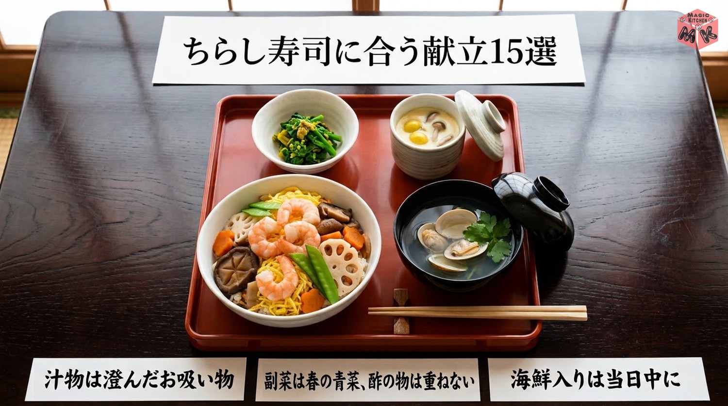 ちらし寿司に合う献立15選のまとめ
