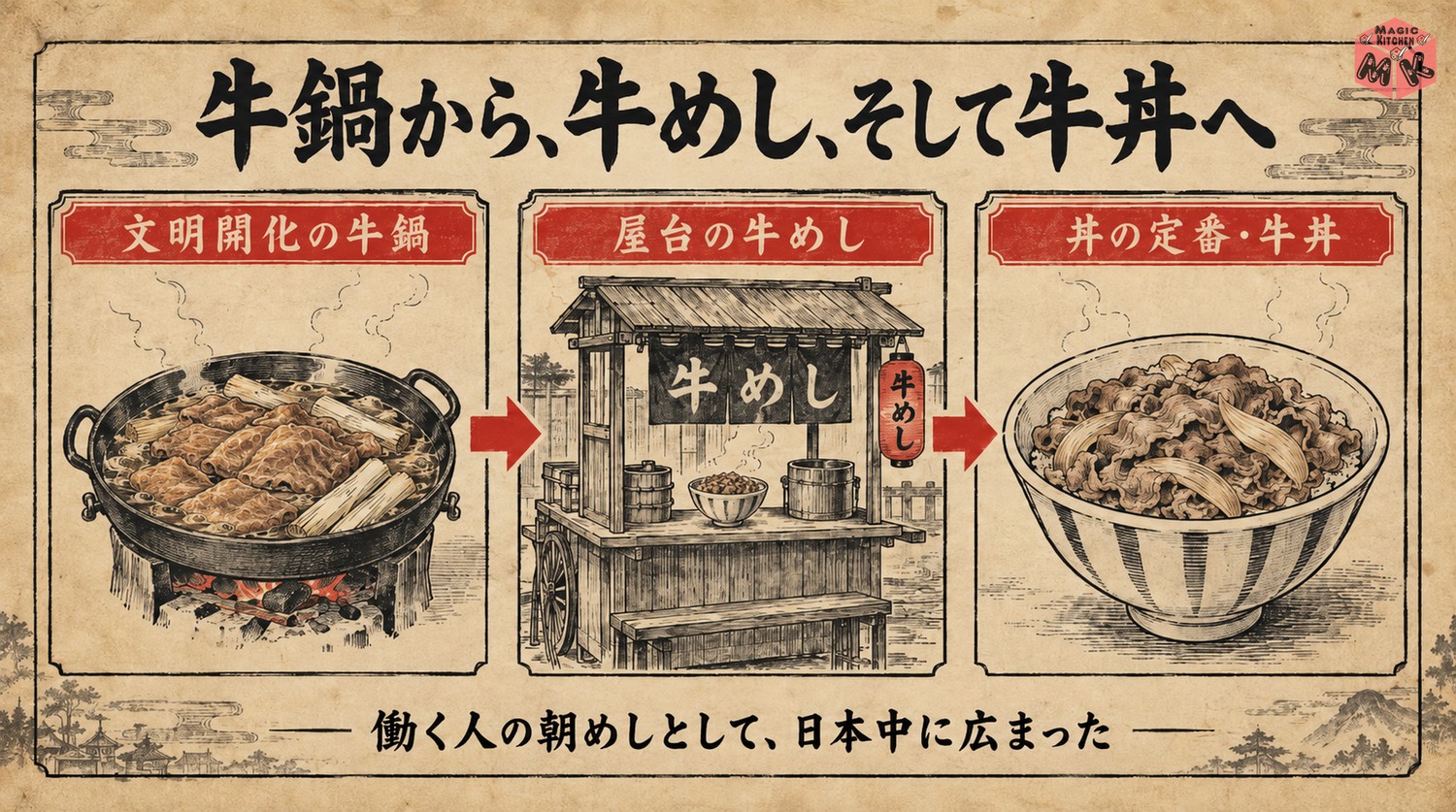 牛丼の発祥と歴史