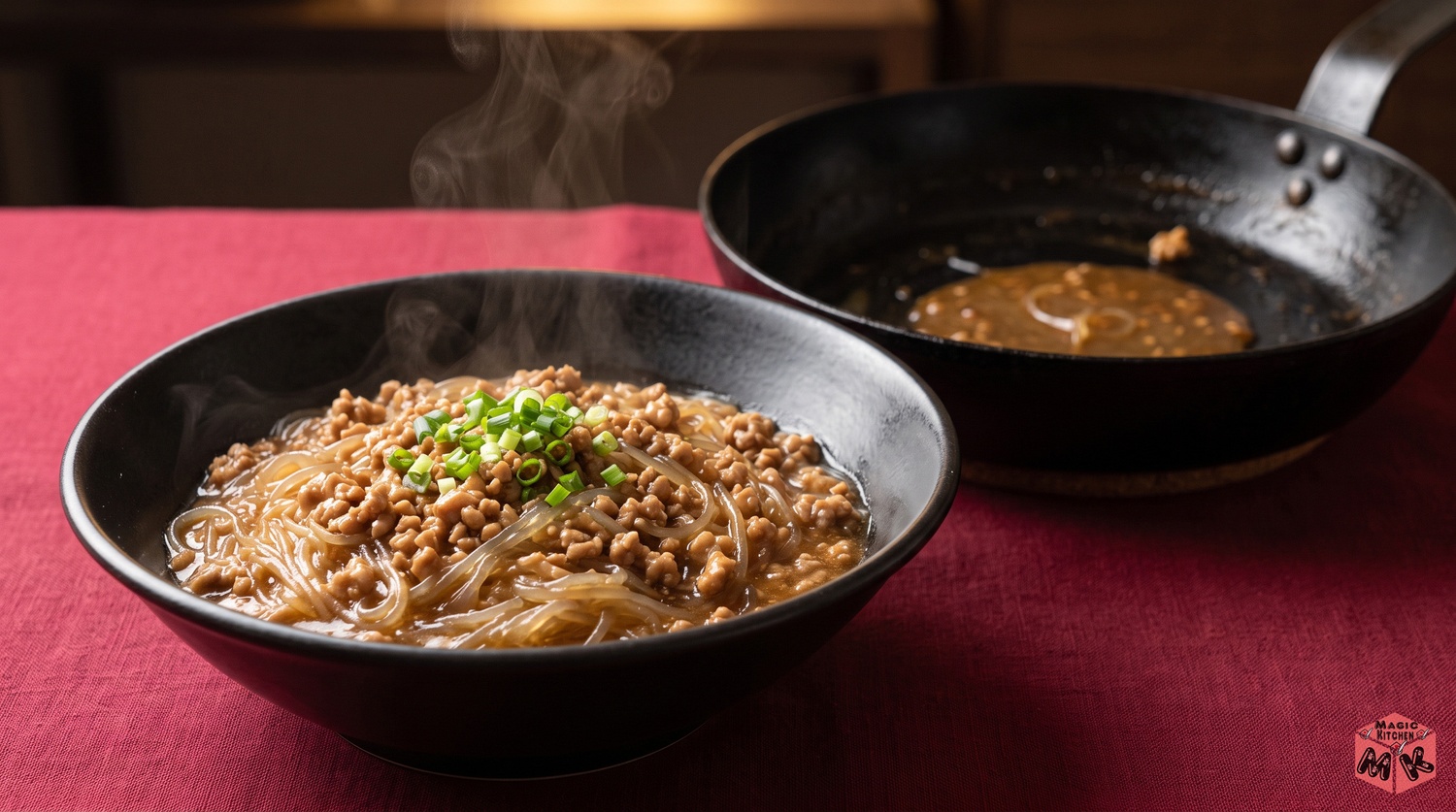 麻婆春雨の作り方まとめ（汁気を残した一皿と鍋）