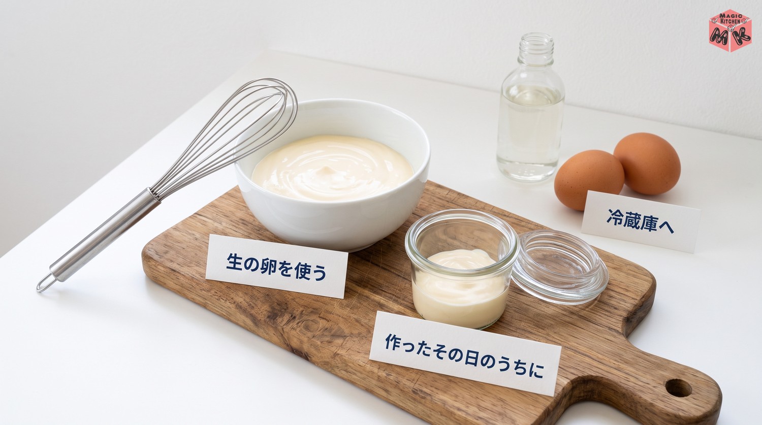 手作りマヨネーズの保存の目安