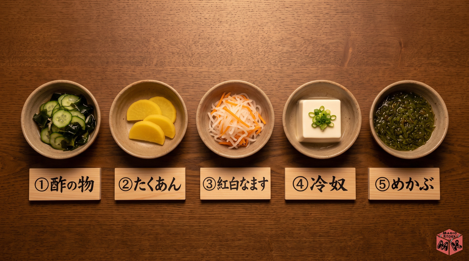 ミルフィーユ鍋に合う小鉢と箸休め5選