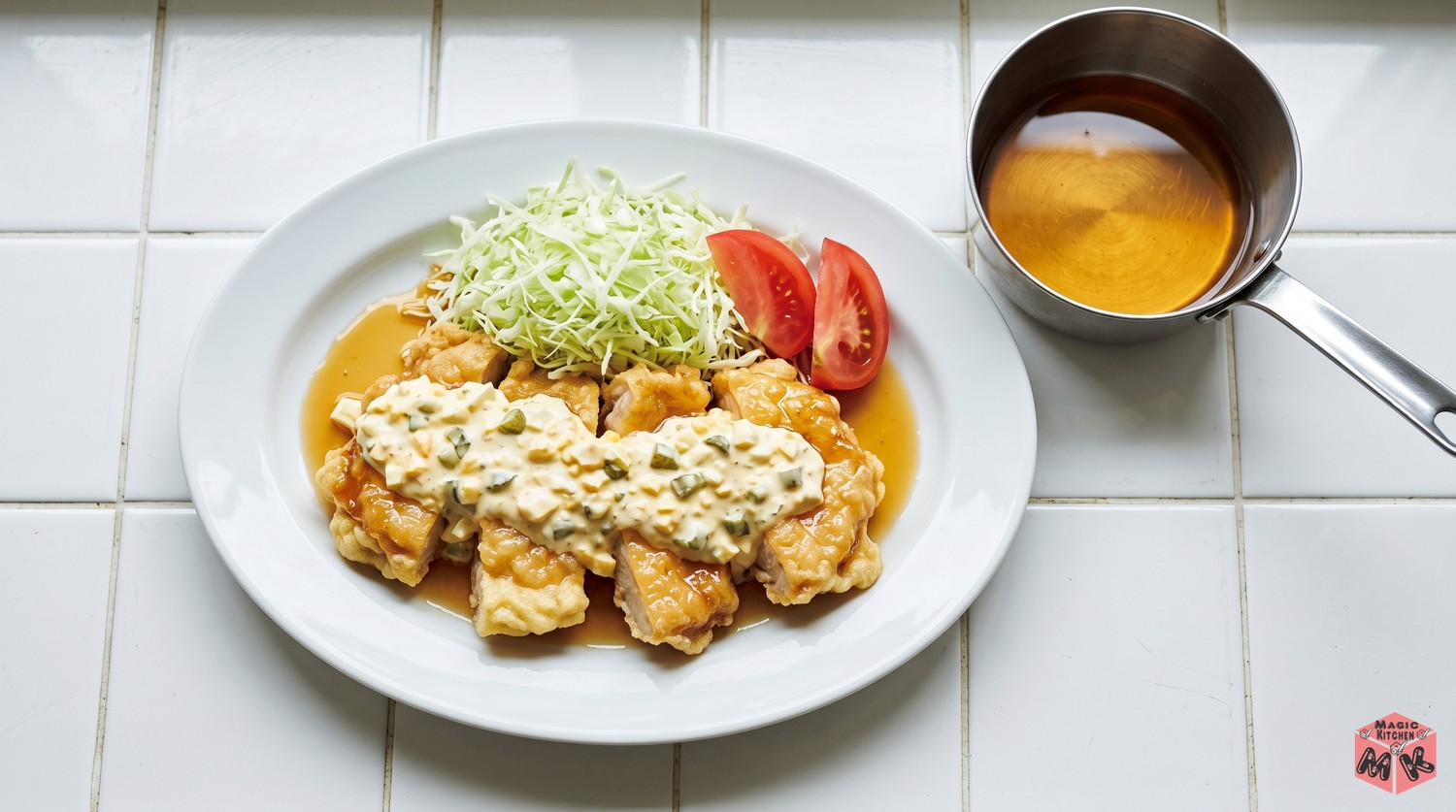 タルタルソースをかけたチキン南蛮