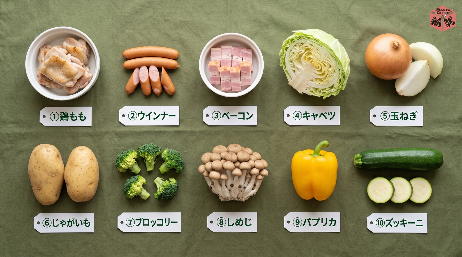 トマト鍋の定番の具材10選
