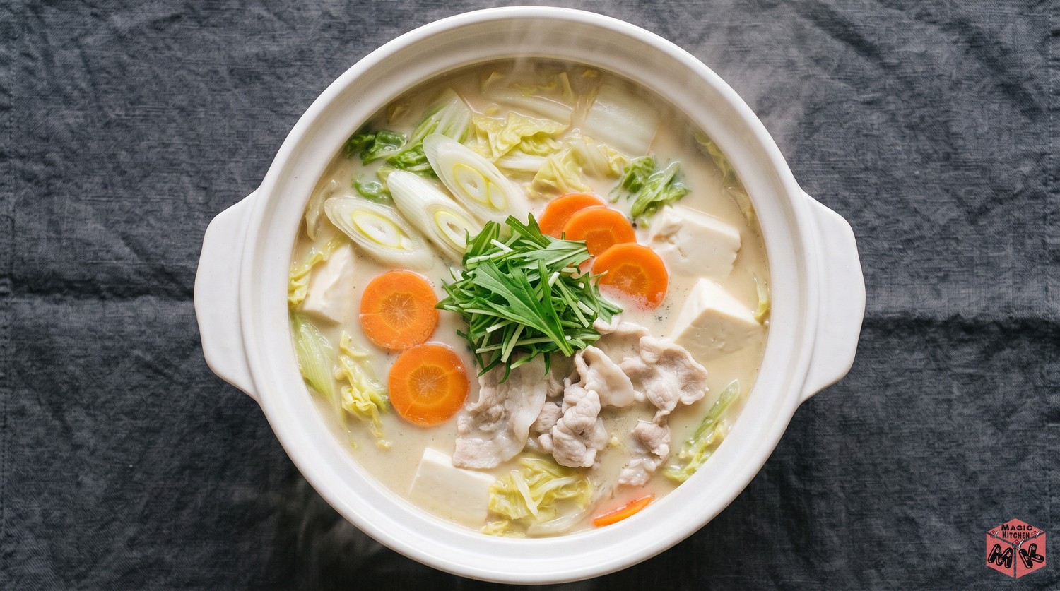 豆乳鍋の具材の考え方（沸騰・塩分・酸を避けて、具の順番で分離を防ぐ）