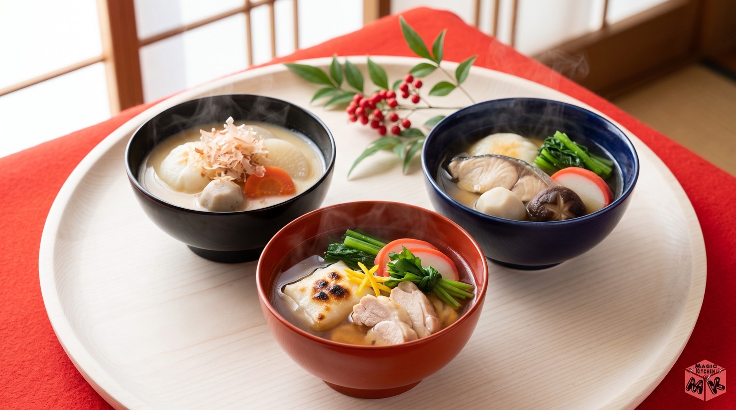 関東・関西・九州のお雑煮