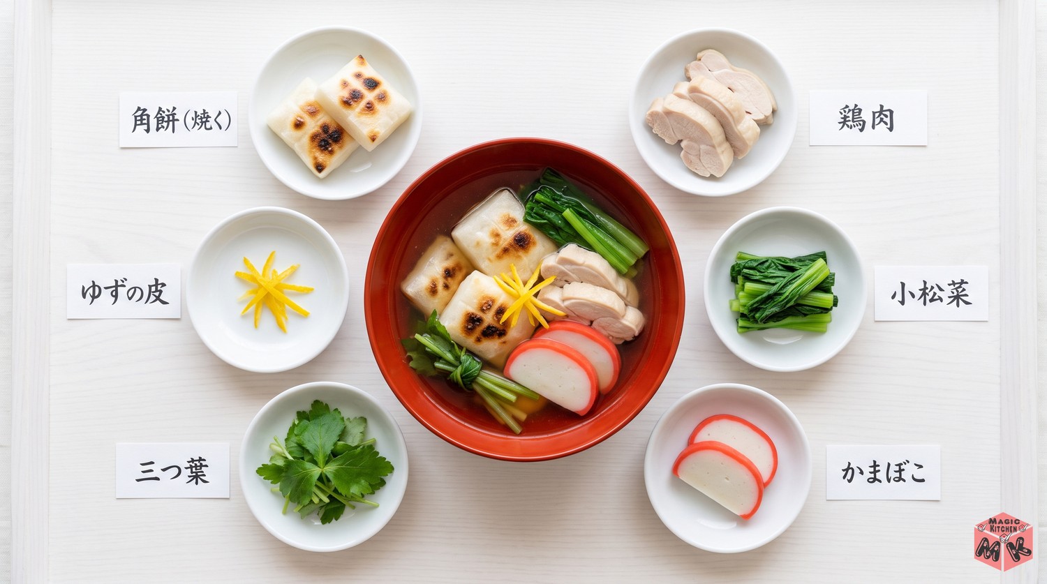 関東のお雑煮の具材