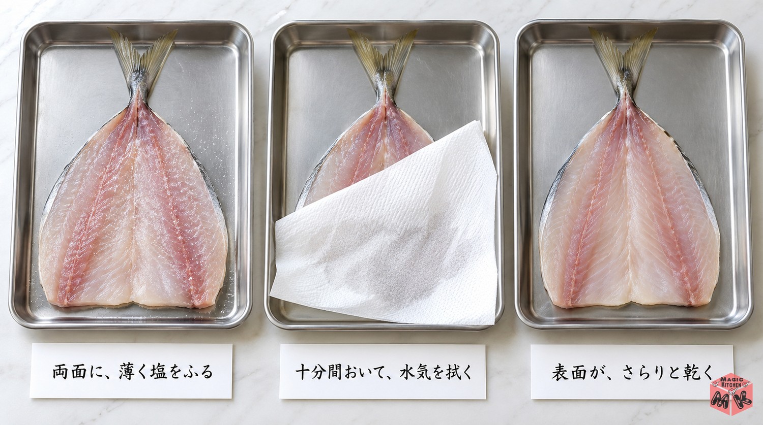 あじの臭み取り