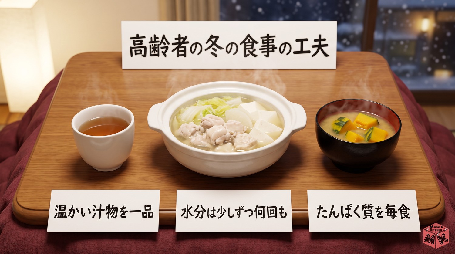高齢者の冬の食事の工夫のまとめ