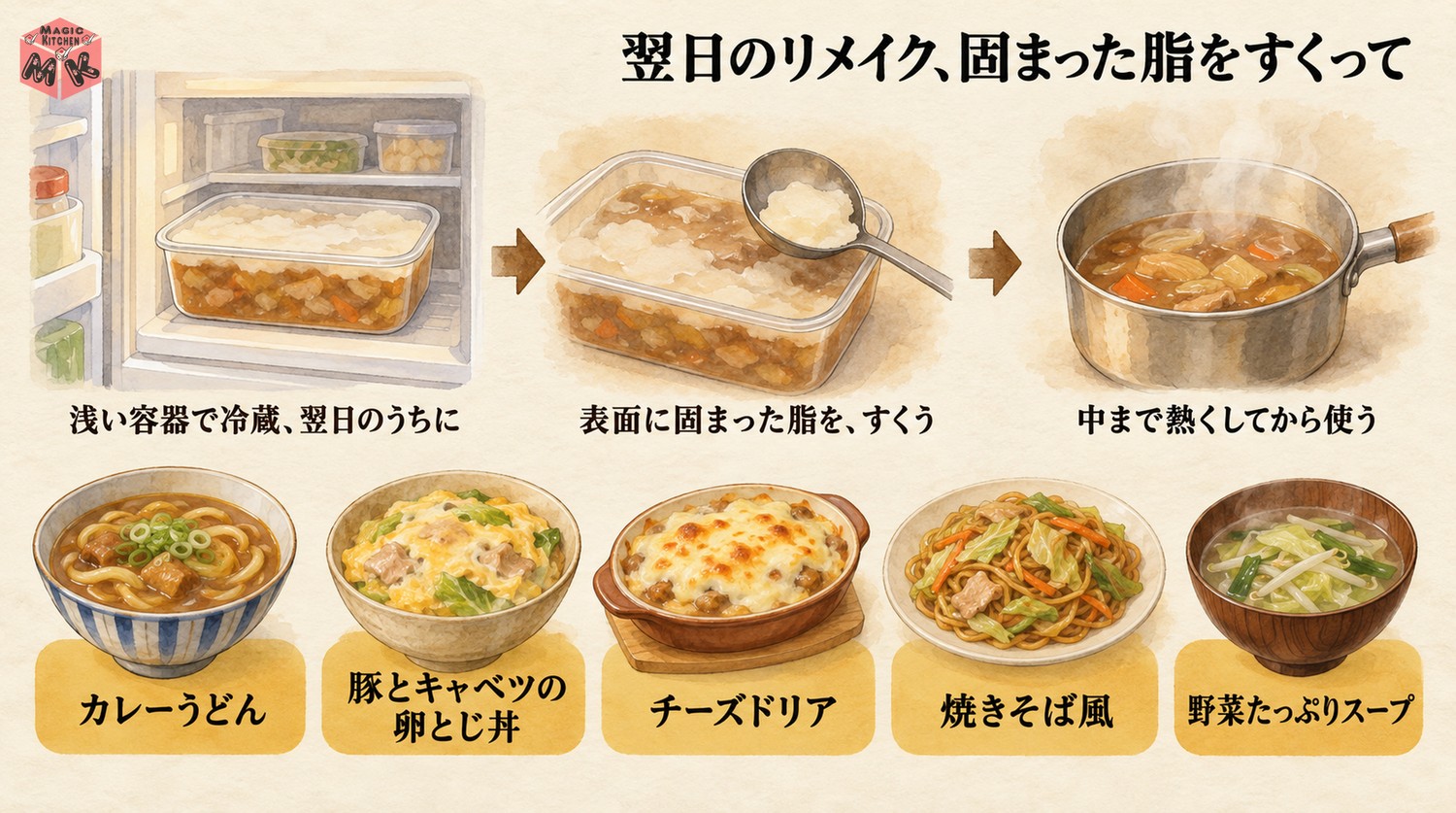 背徳鍋の翌日のリメイク5選