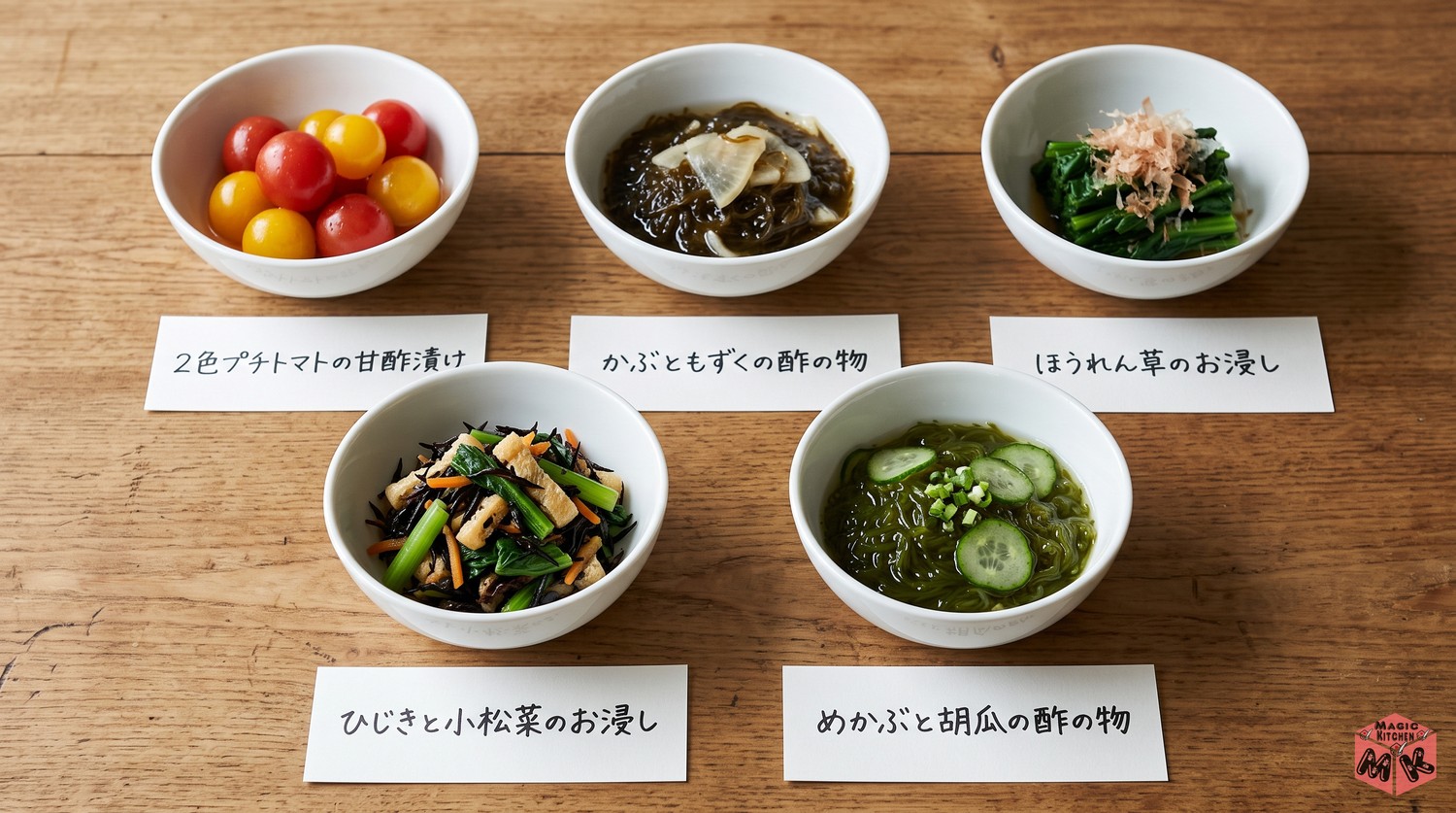 背徳鍋に合うこってりの日の副菜5選