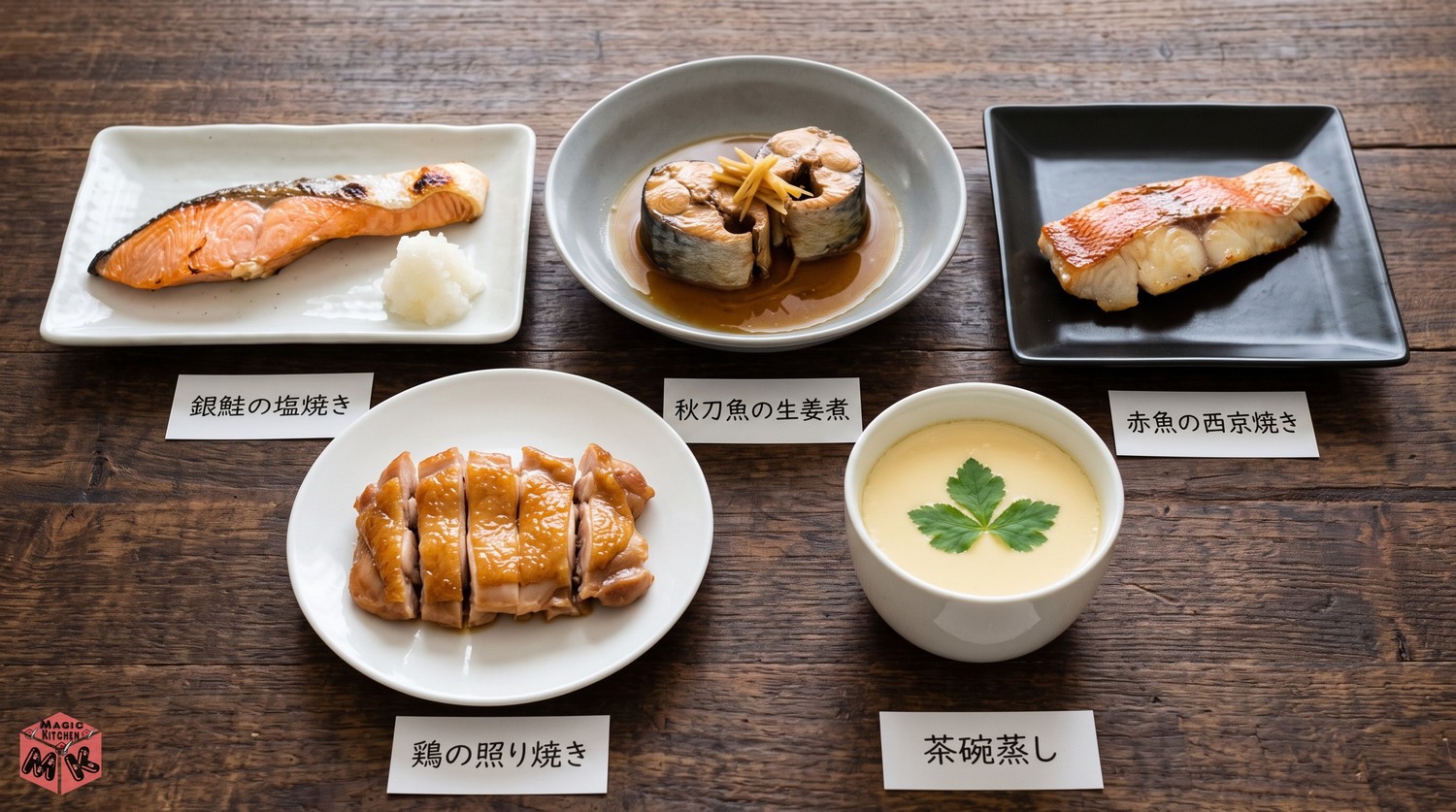 栗ご飯に合う主菜5選