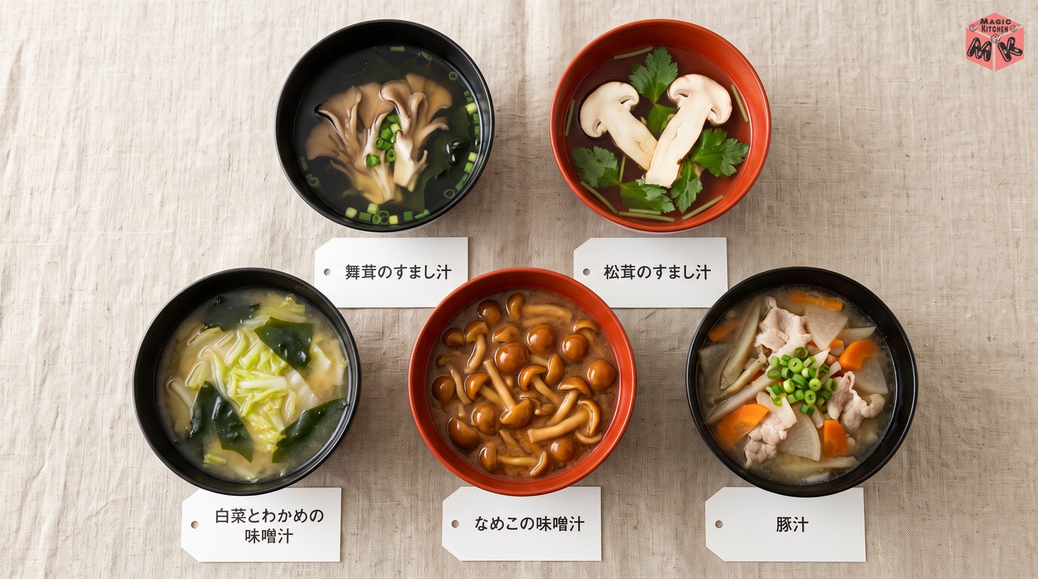 栗ご飯に合う汁物5選