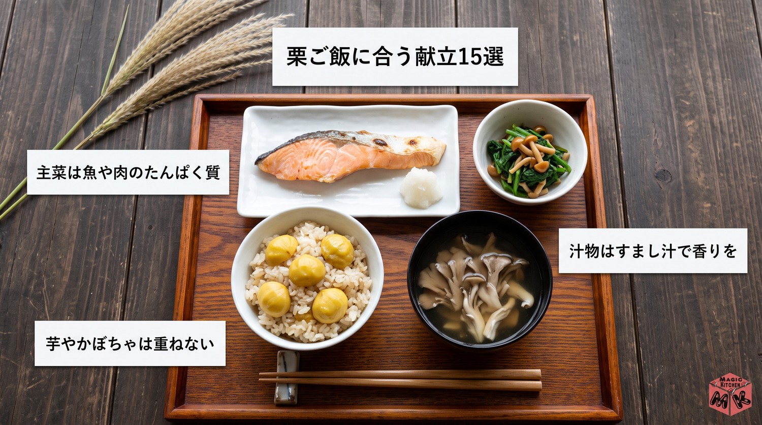 栗ご飯に合う献立15選のまとめ