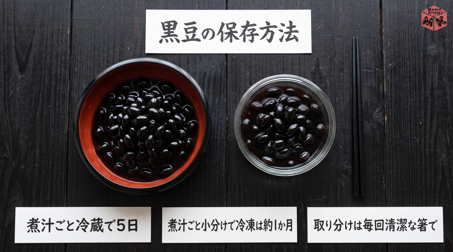 黒豆の保存方法のまとめ