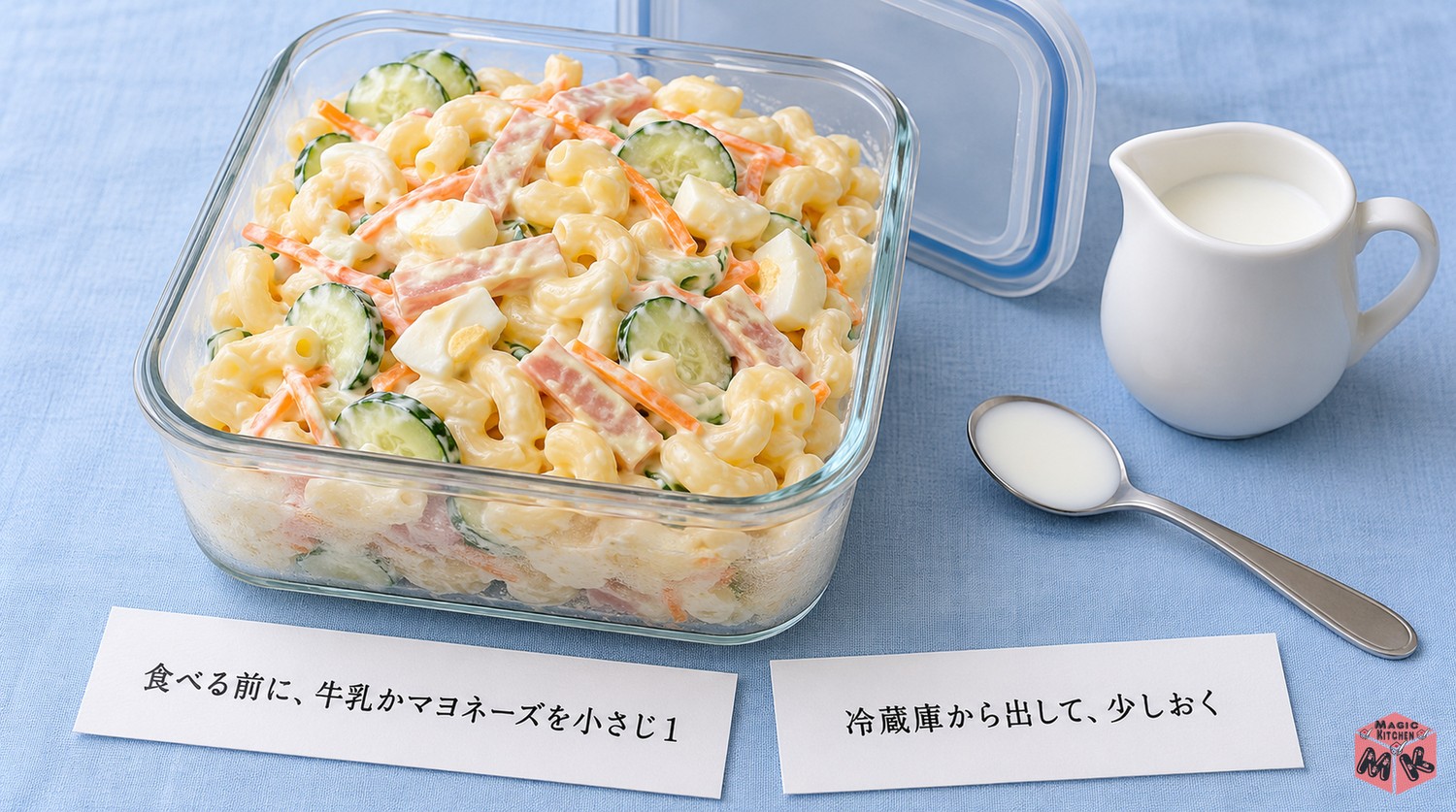 マカロニサラダを翌日もしっとりさせるコツ