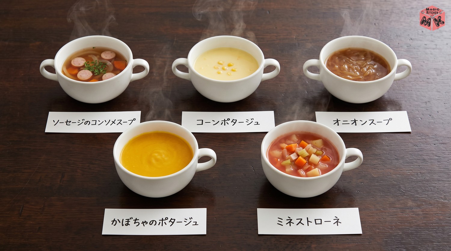 ミートソースに合うスープ5選