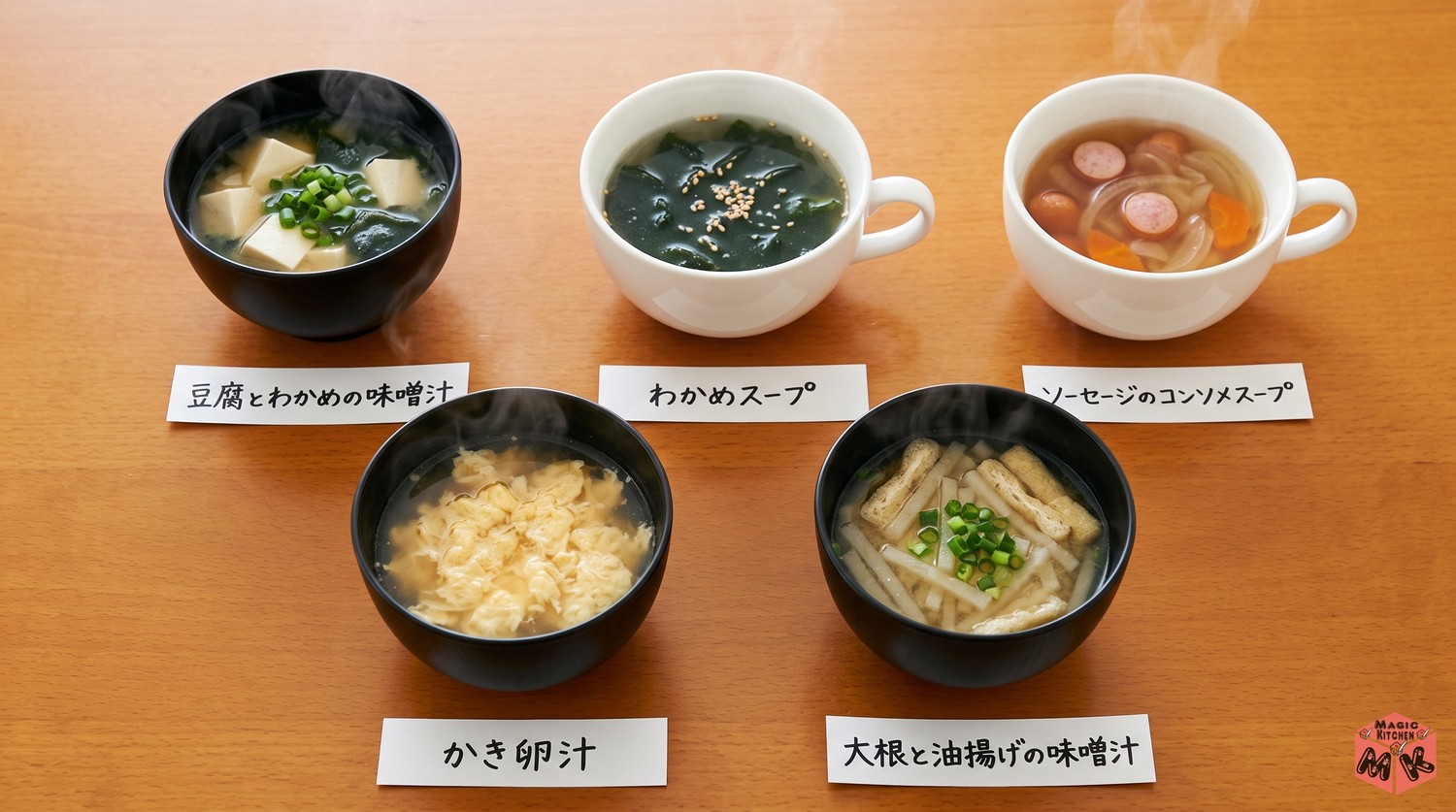 ポテトサラダに合う汁物5選