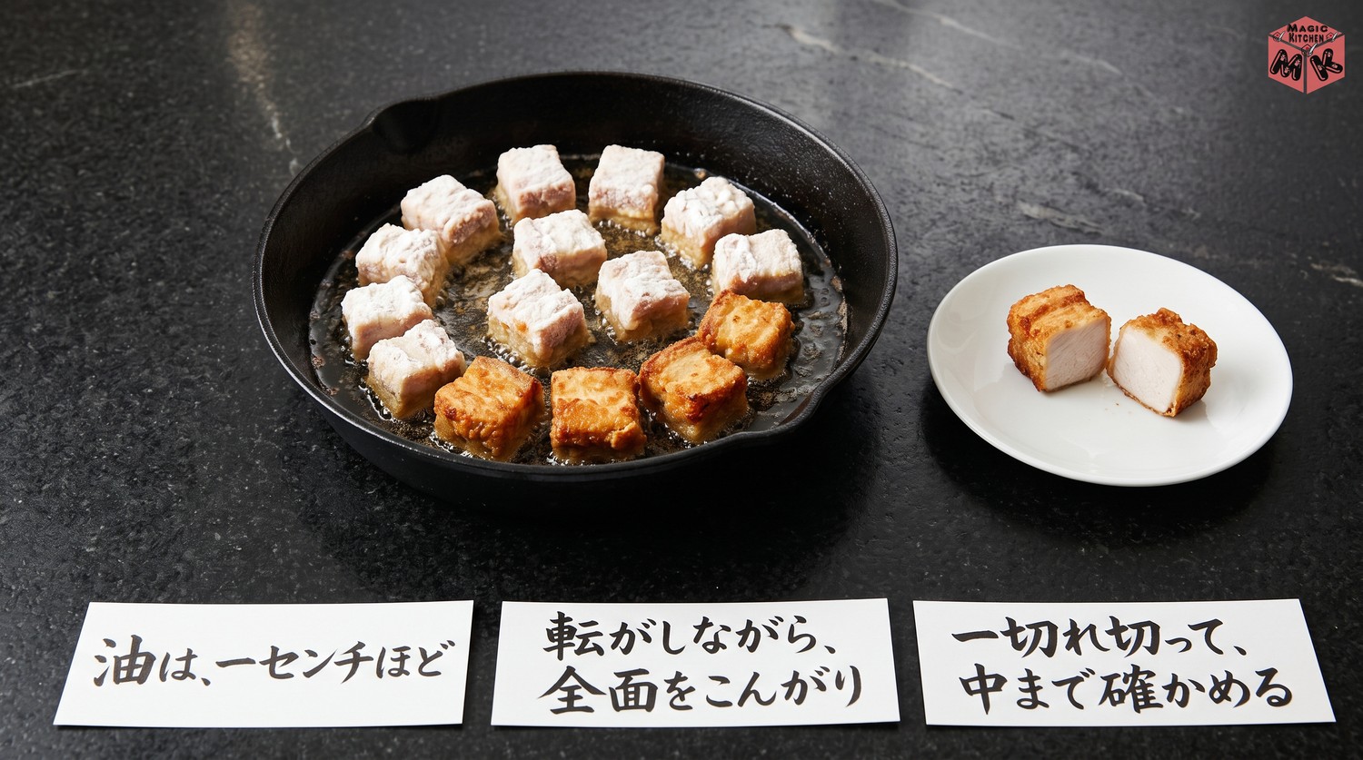 揚げない酢豚の作り方