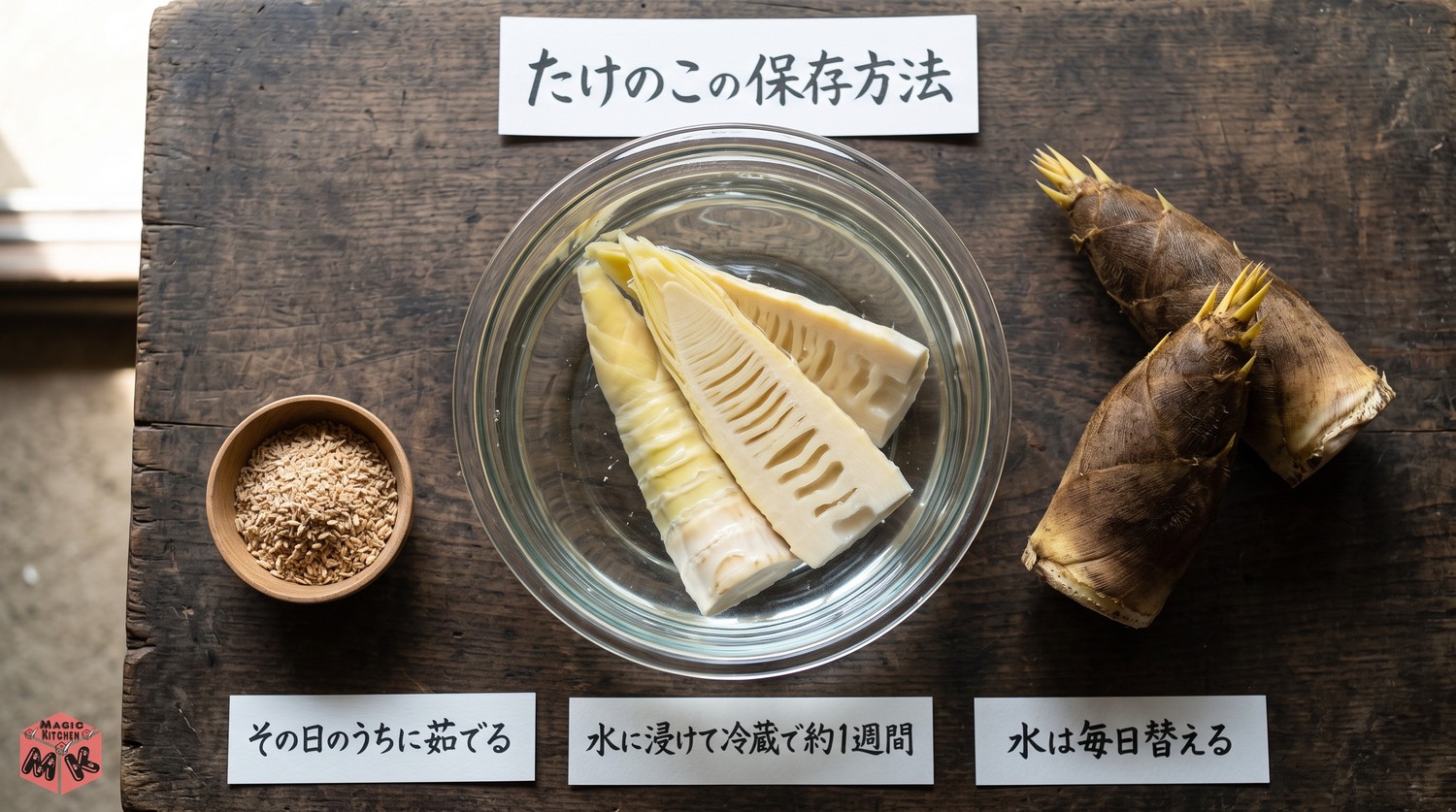 たけのこの保存方法のまとめ