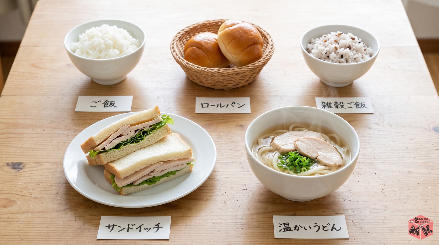 鶏ハムの献立に合う主食5選
